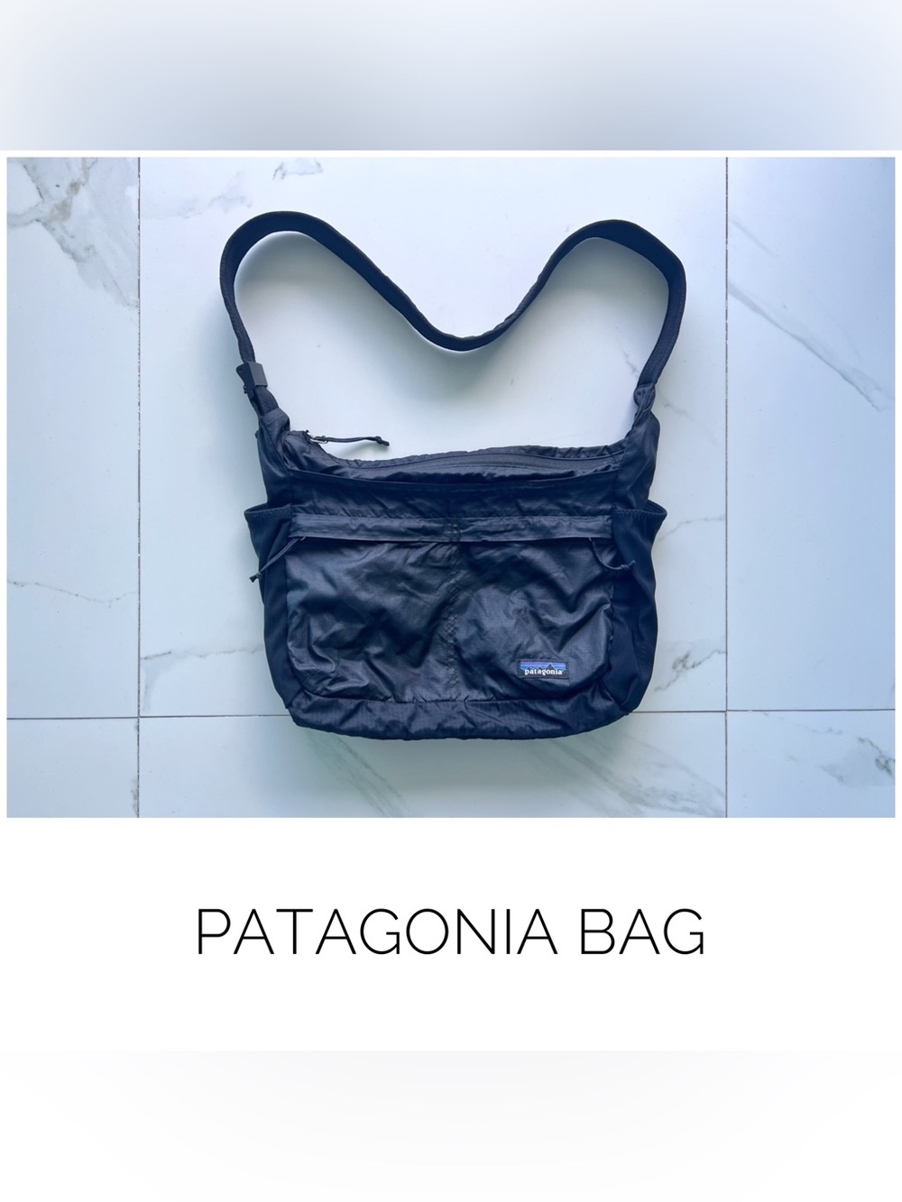 ❌Patagonia bag black Lightweight Travel Courier messenger❌